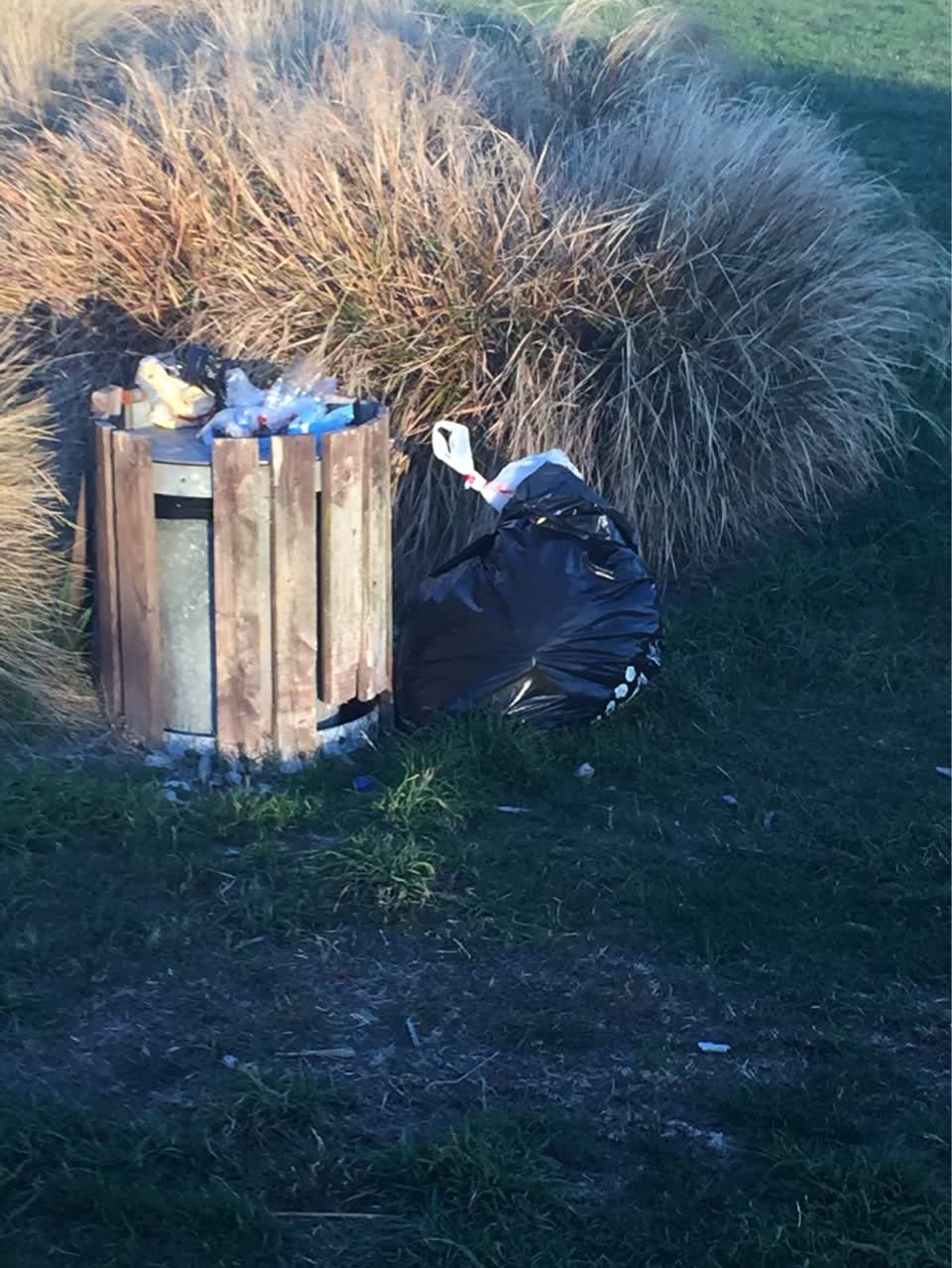 The photograph attached to this rubbish/recycling report