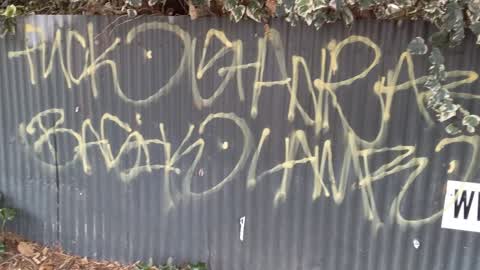 Graffiti, a report photo