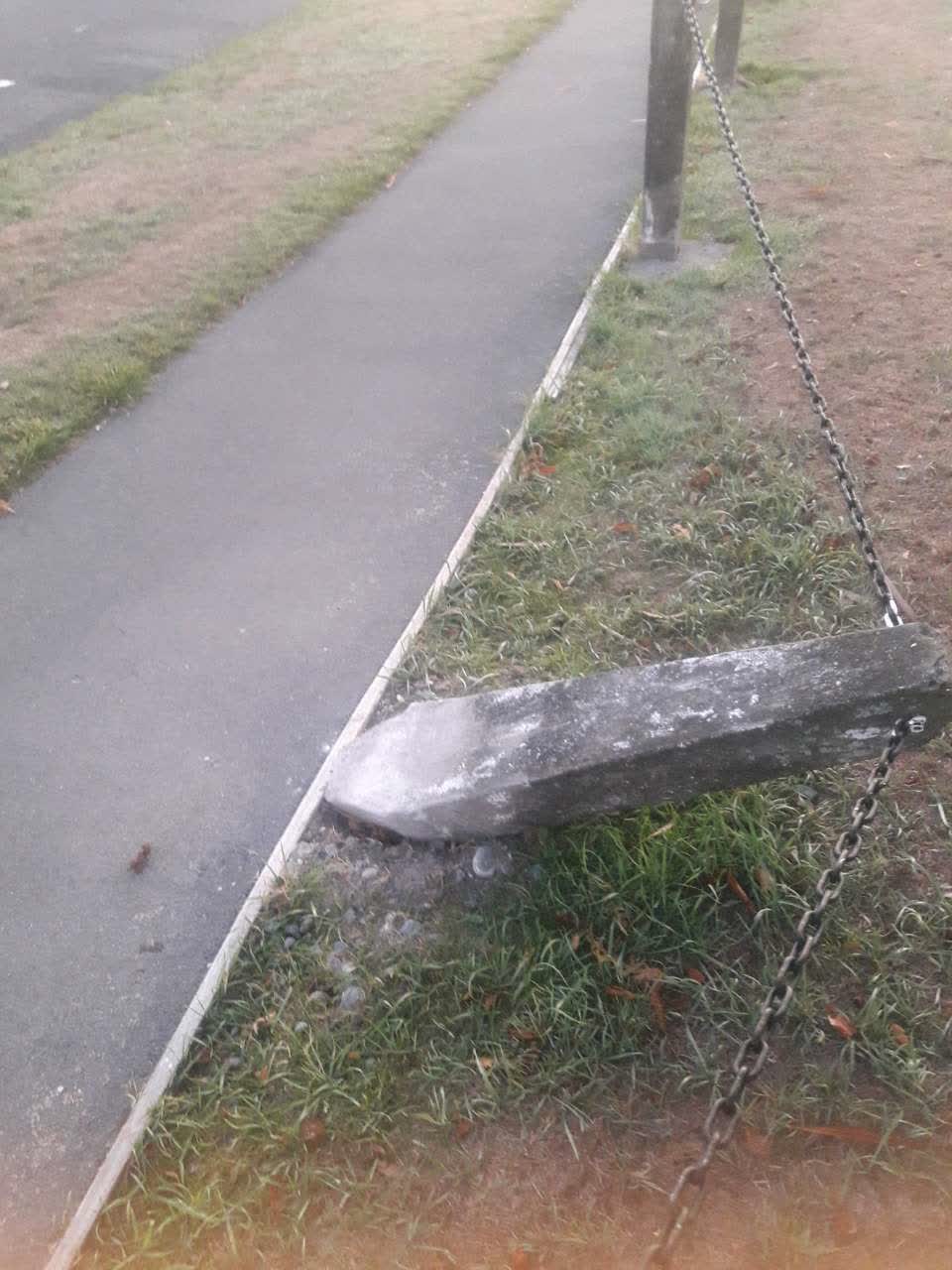 The photograph attached to this parks report