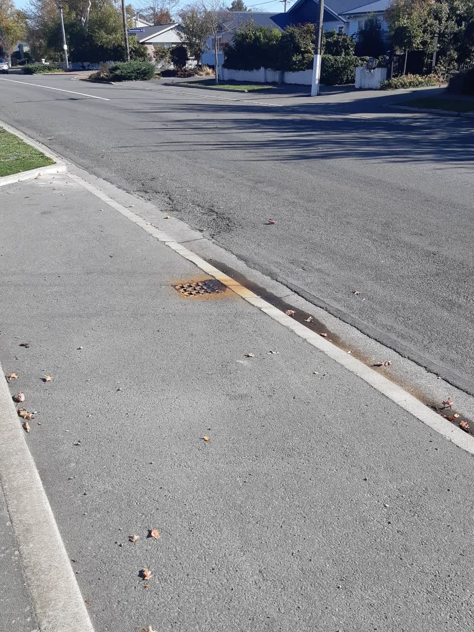 The photograph attached to this wastewater/stormwater report