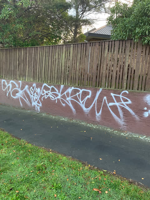 Graffiti, a report photo