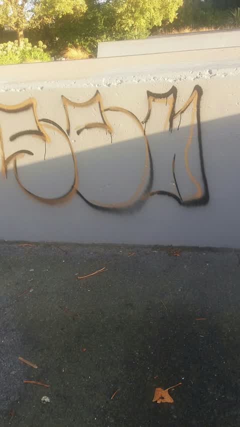 Graffiti, a report photo