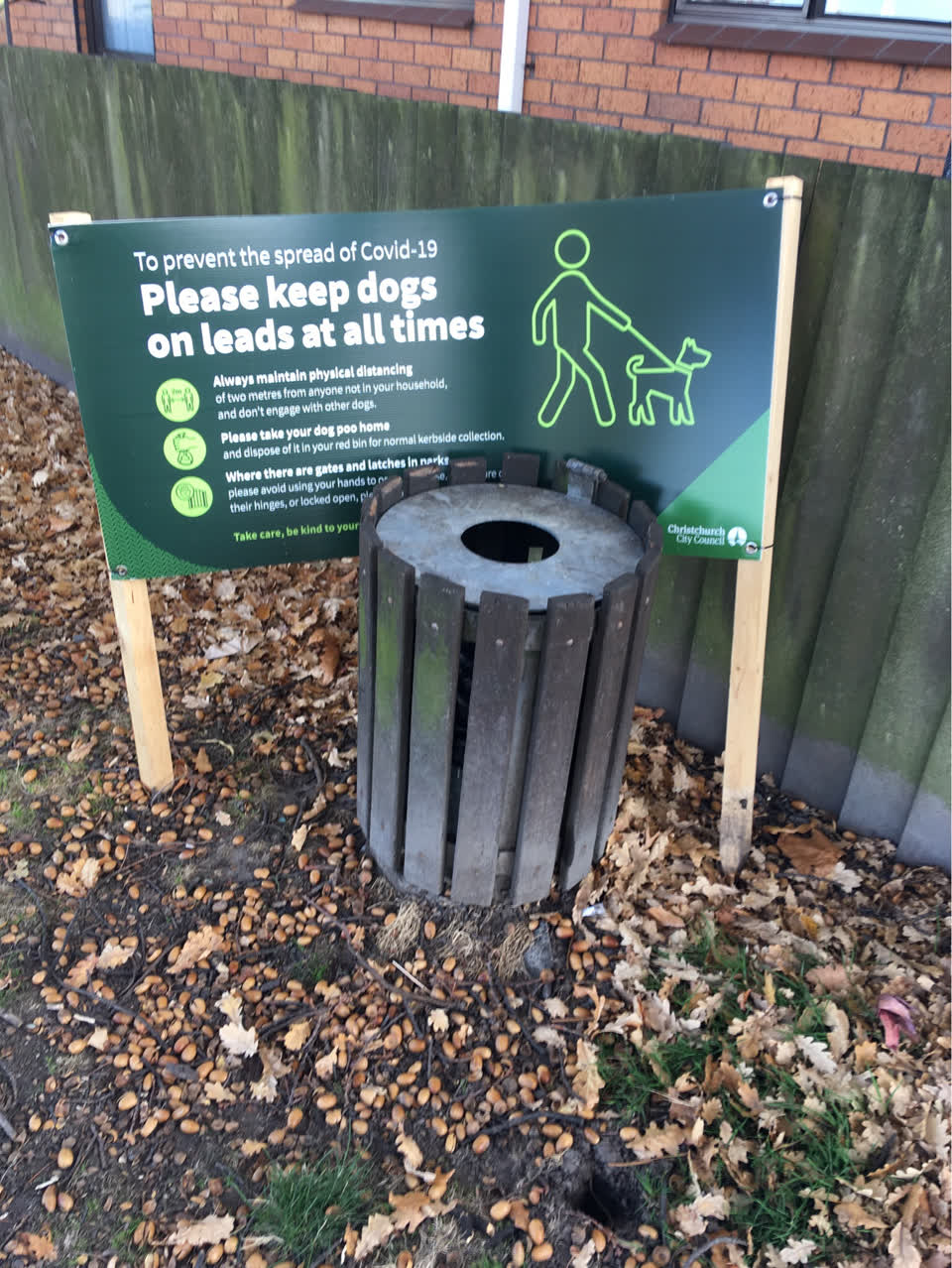 The photograph attached to this parks report