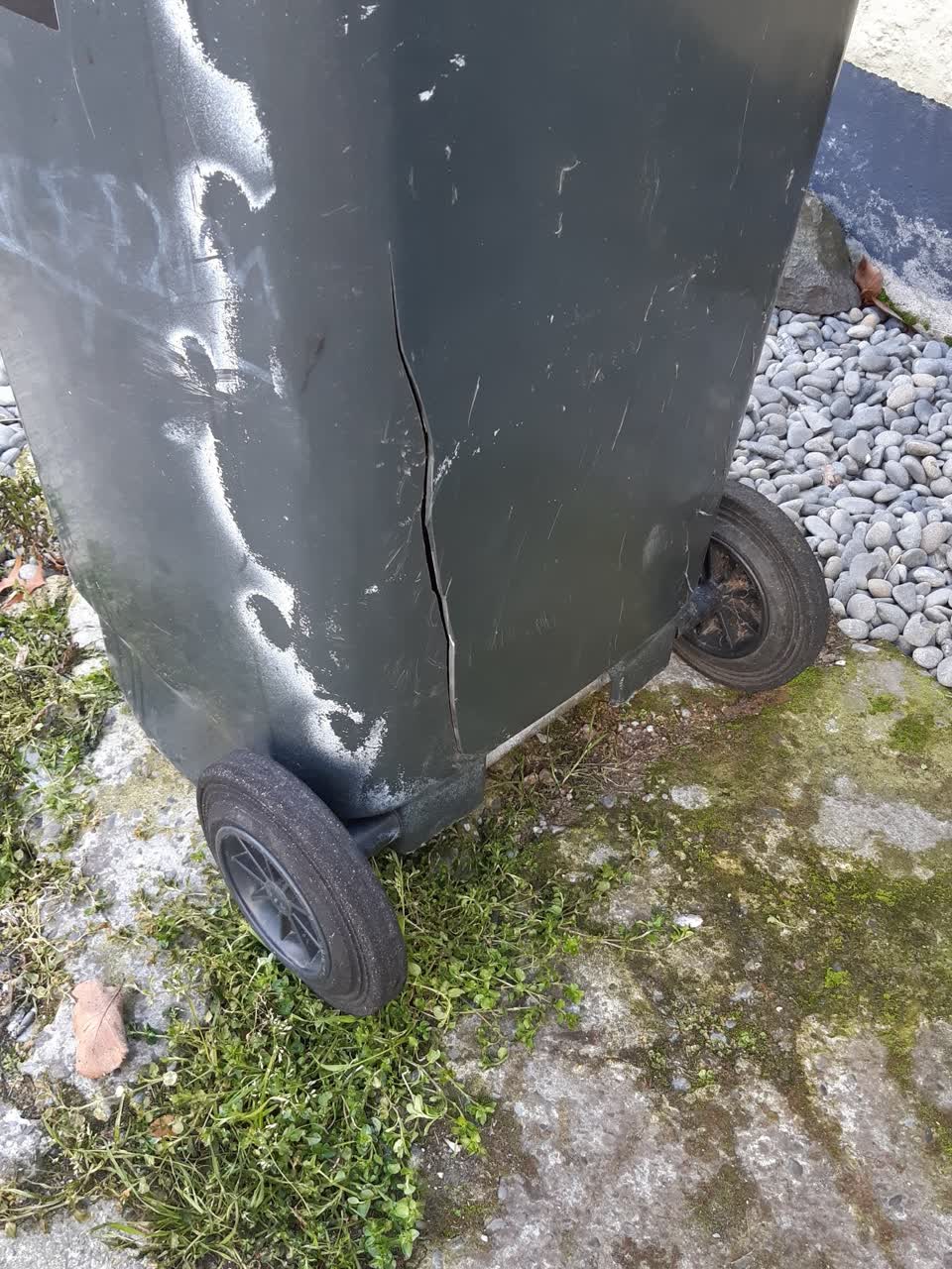 The photograph attached to this rubbish/recycling report