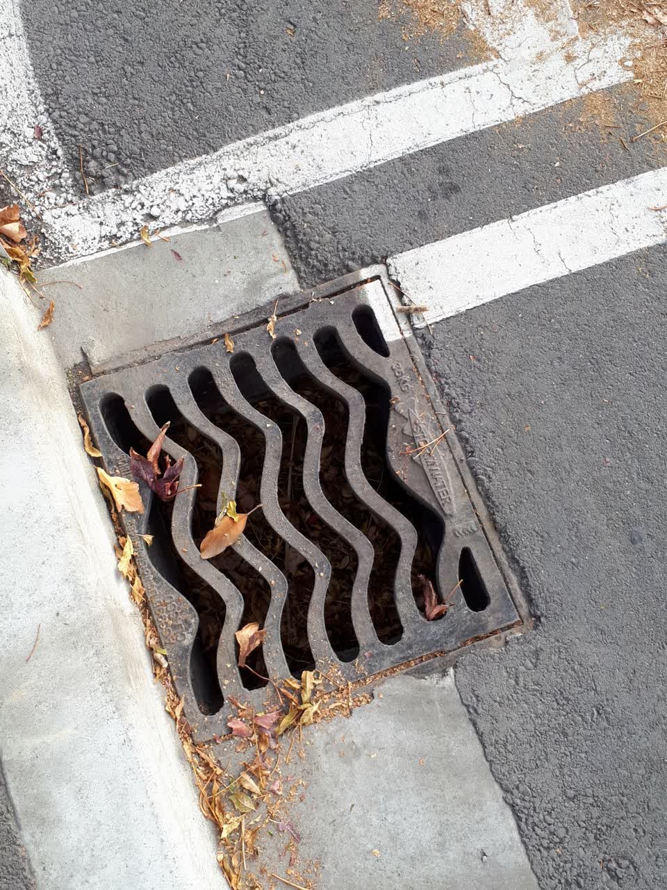 The photograph attached to this wastewater/stormwater report