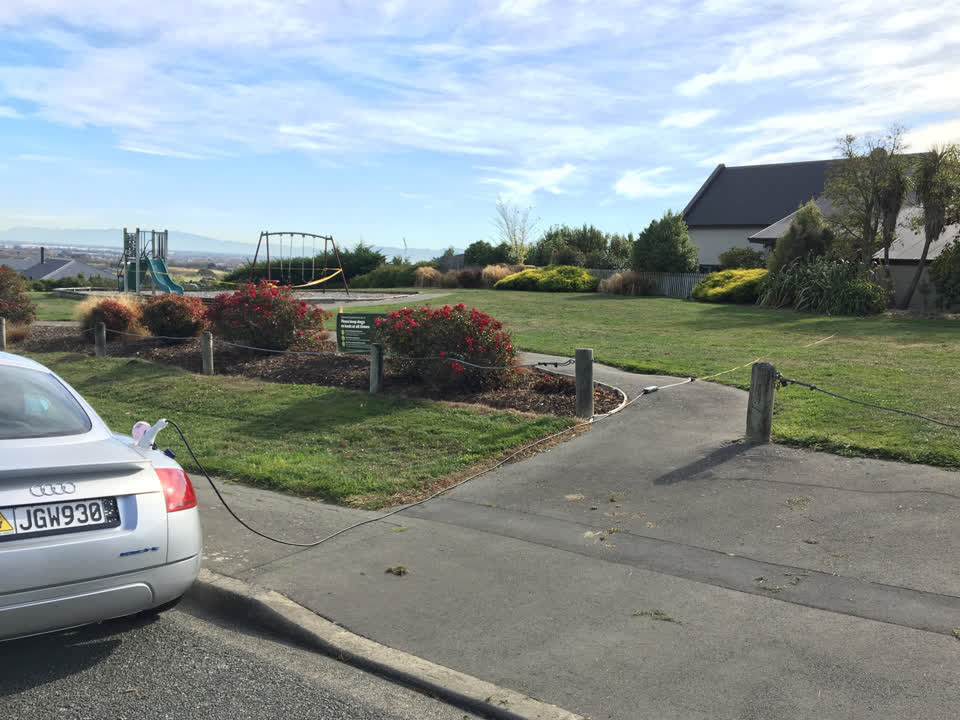 The photograph attached to this parks report