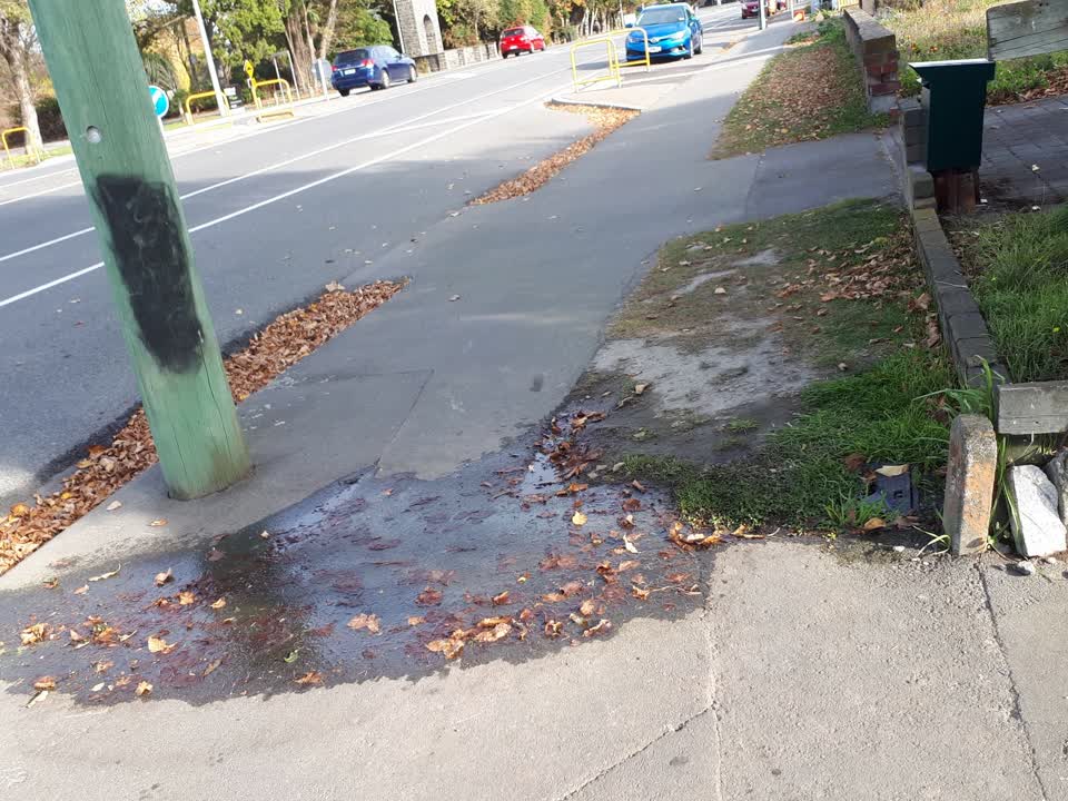 The photograph attached to this water supply report