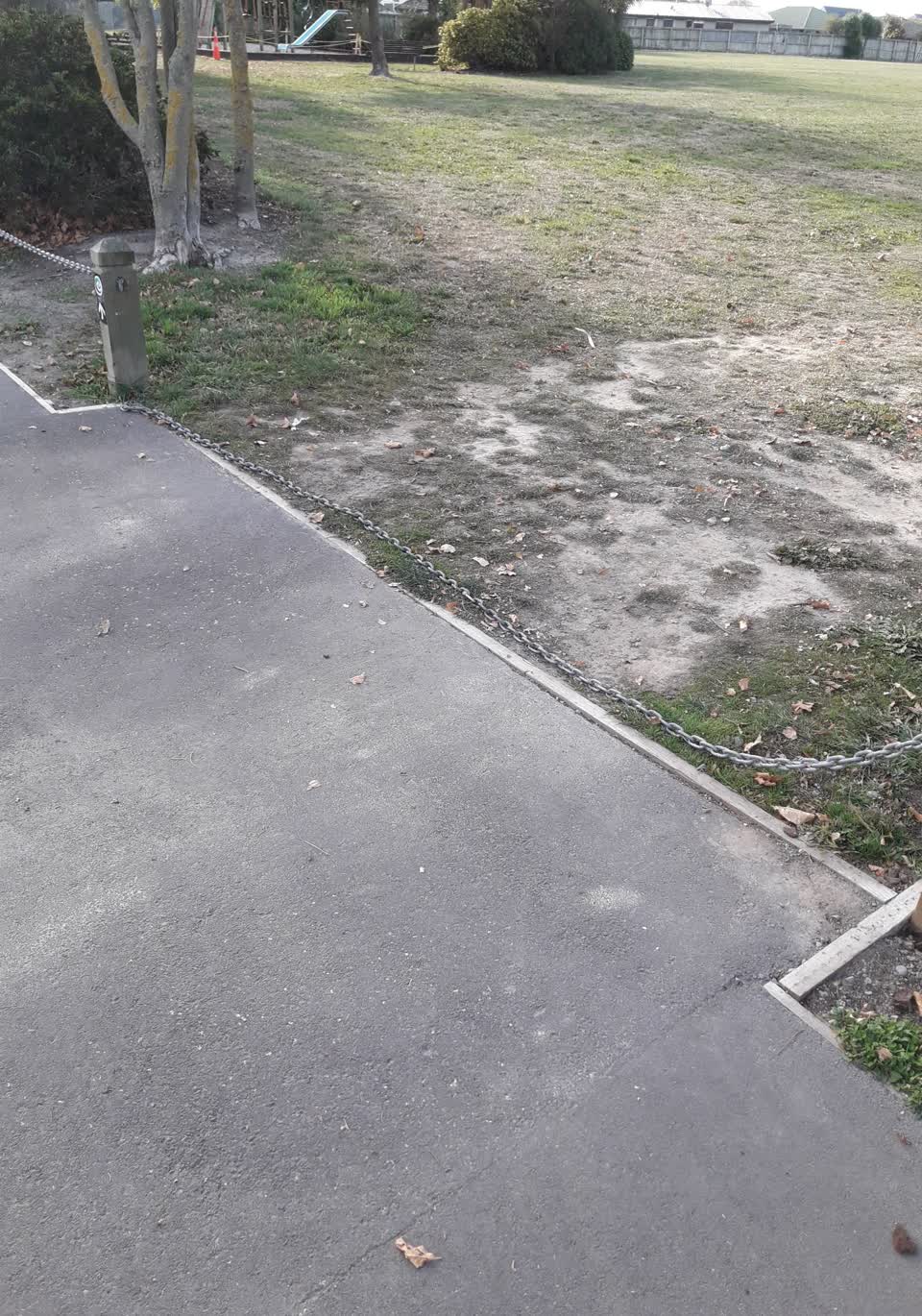 The photograph attached to this parks report