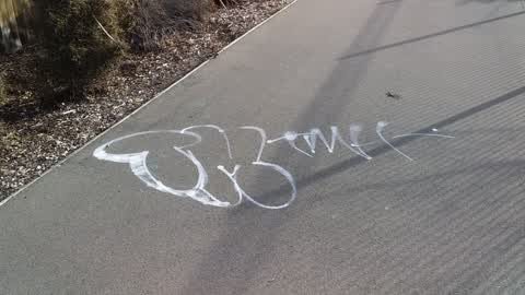 Graffiti, a report photo