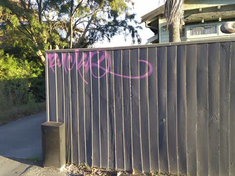Graffiti, a report photo