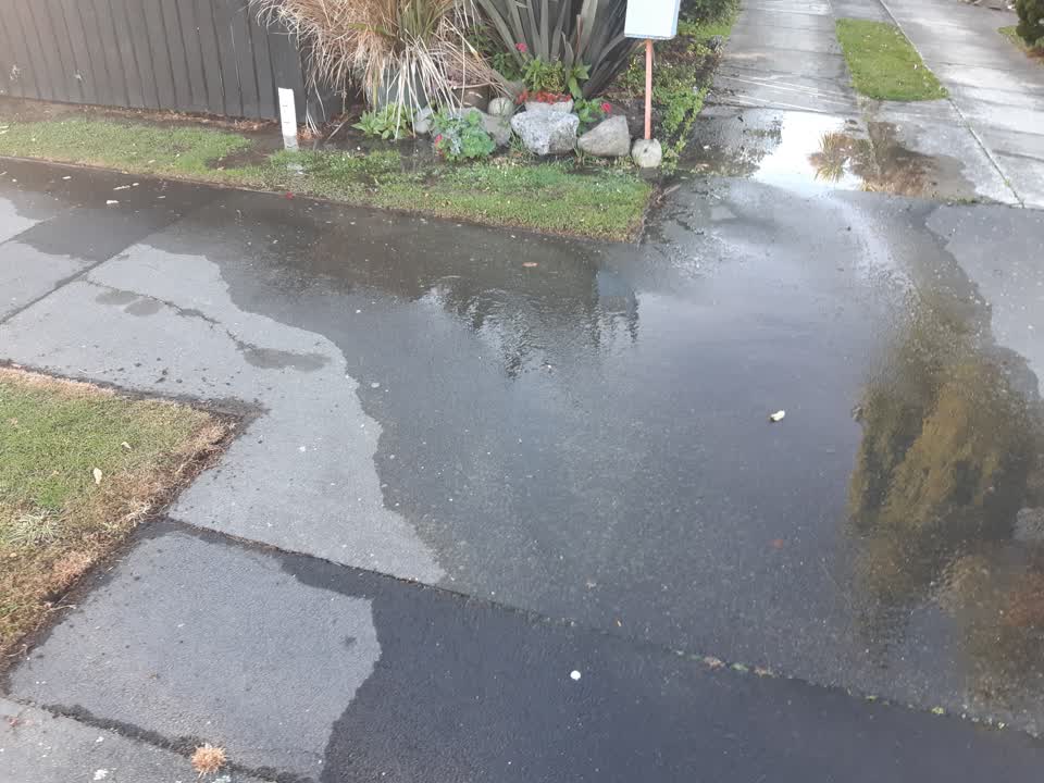 The photograph attached to this water supply report