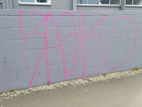 Graffiti, a report photo