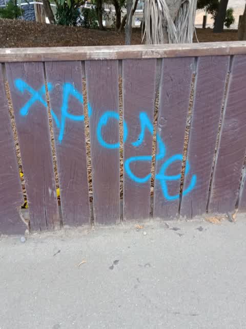Graffiti, a report photo