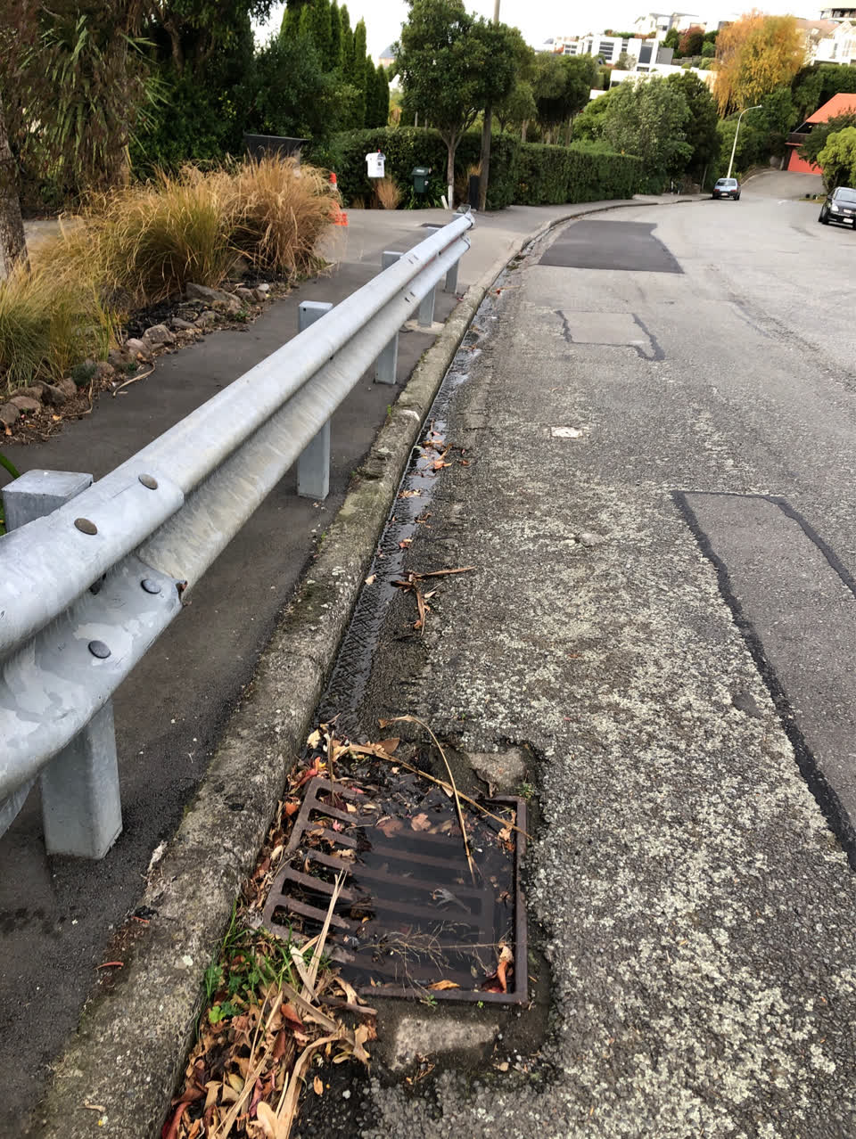 The photograph attached to this flooding report