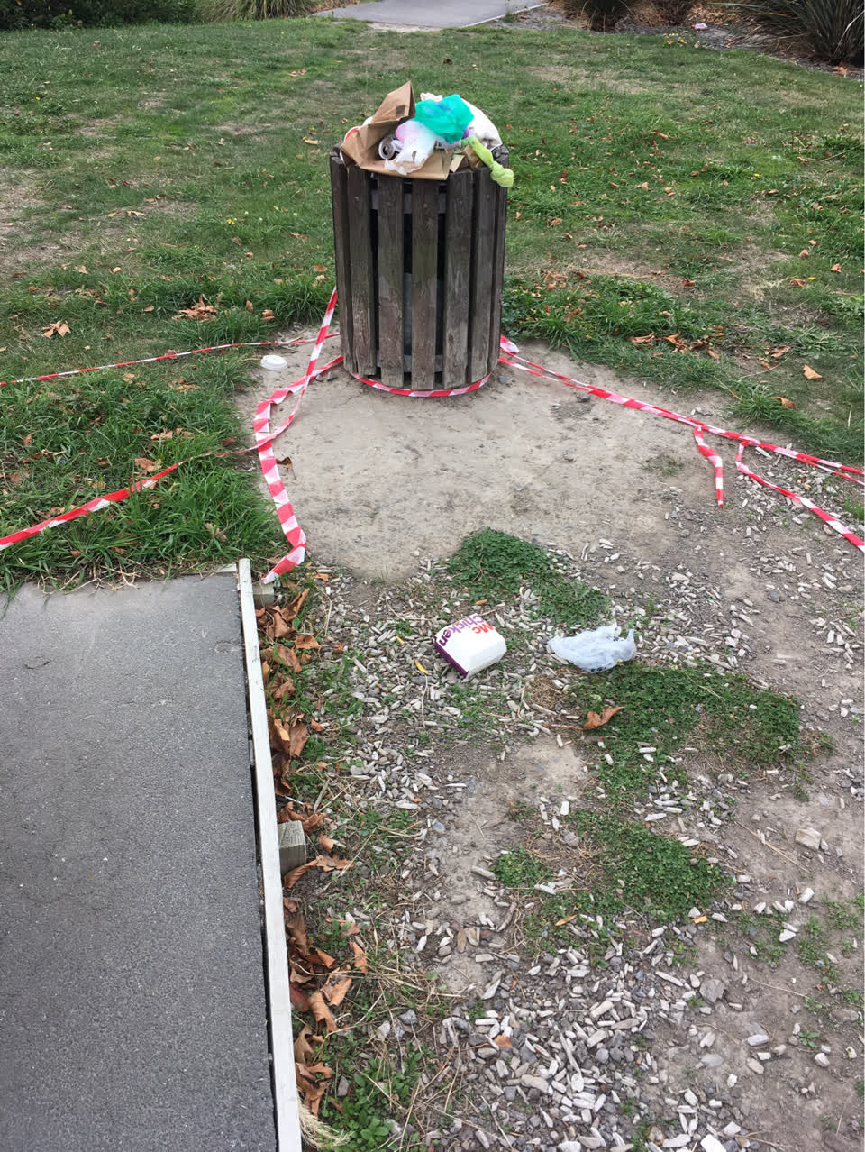 The photograph attached to this parks report