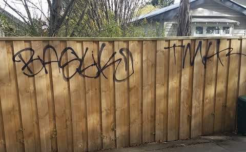 Graffiti, a report photo