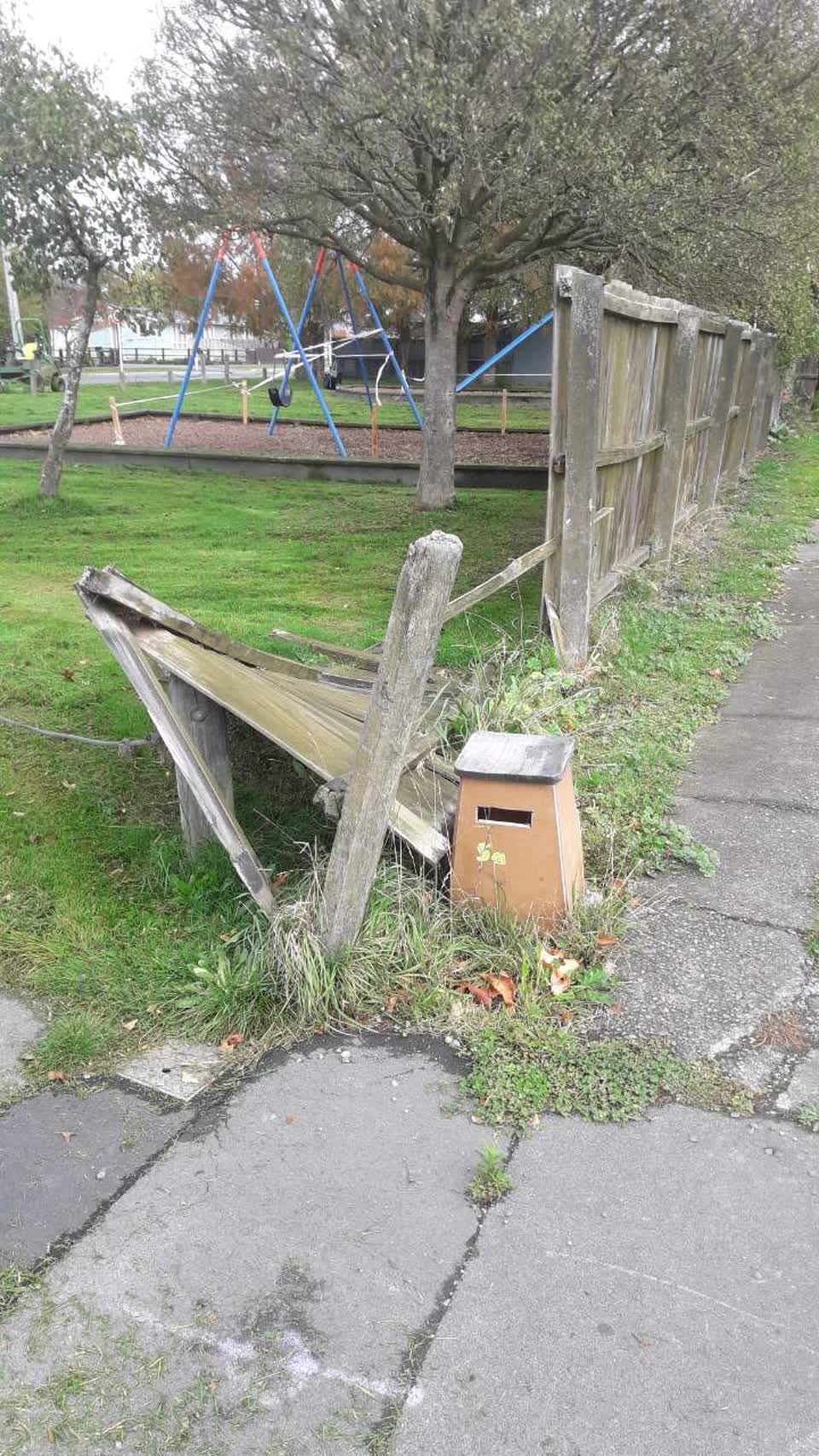 The photograph attached to this parks report