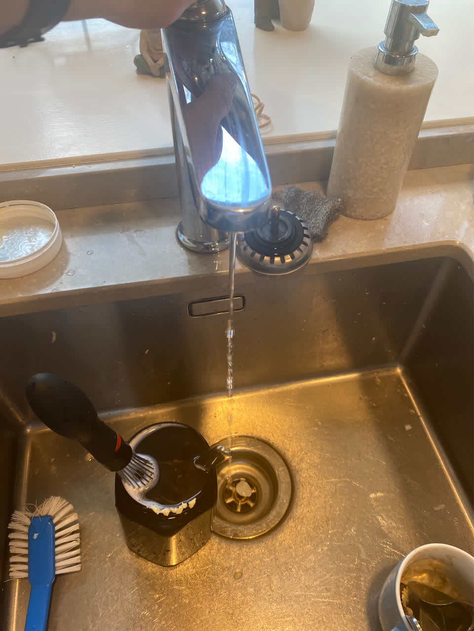 The photograph attached to this water supply report