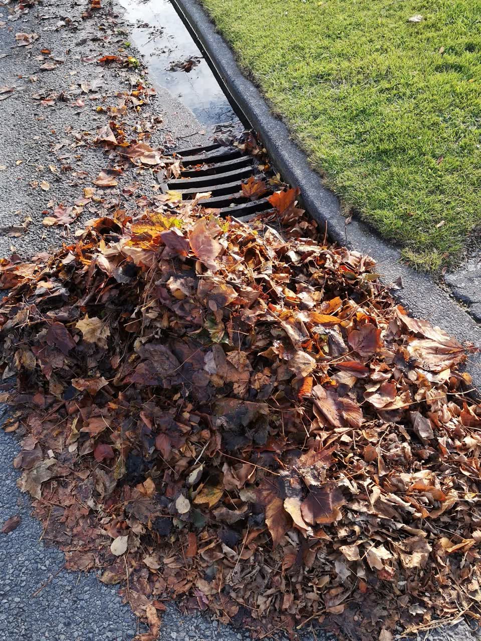 The photograph attached to this flooding report