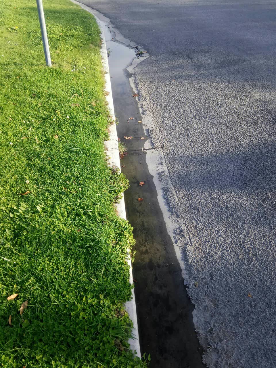 The photograph attached to this wastewater/stormwater report