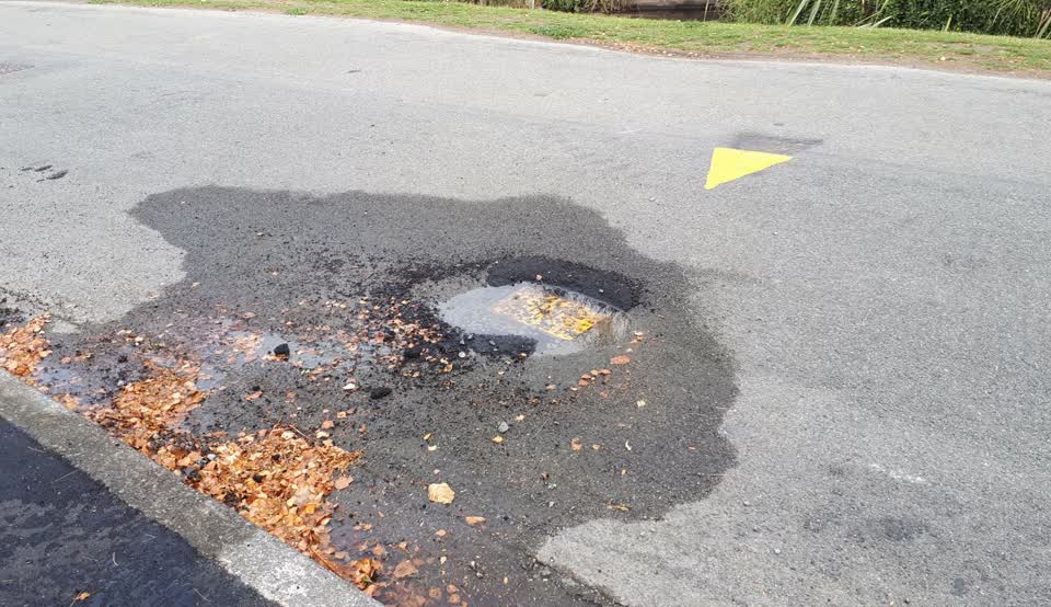 The photograph attached to this water supply report
