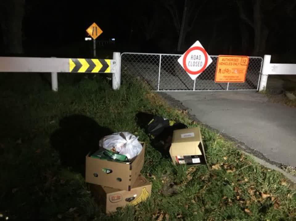 The photograph attached to this rubbish/recycling report