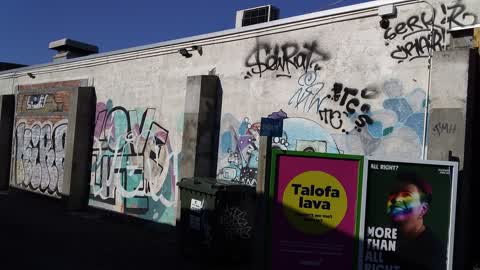 Graffiti, a report photo