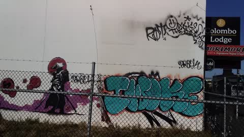 Graffiti, a report photo