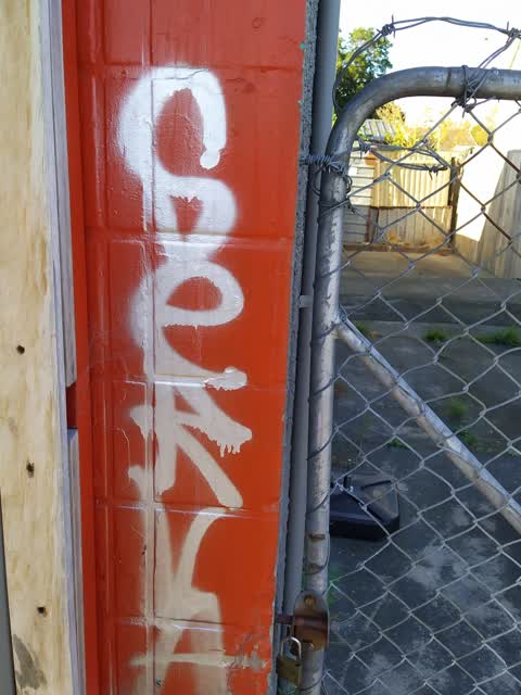 Graffiti, a report photo