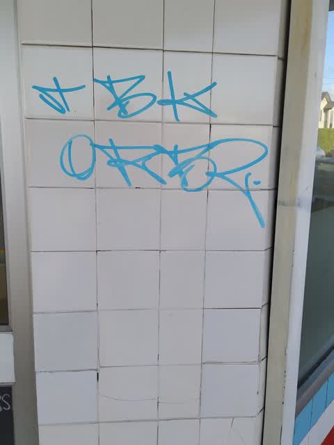 Graffiti, a report photo