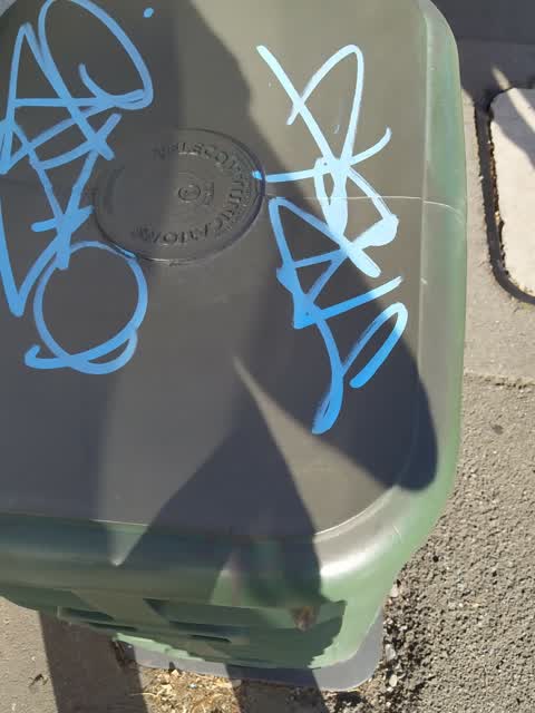 Graffiti, a report photo