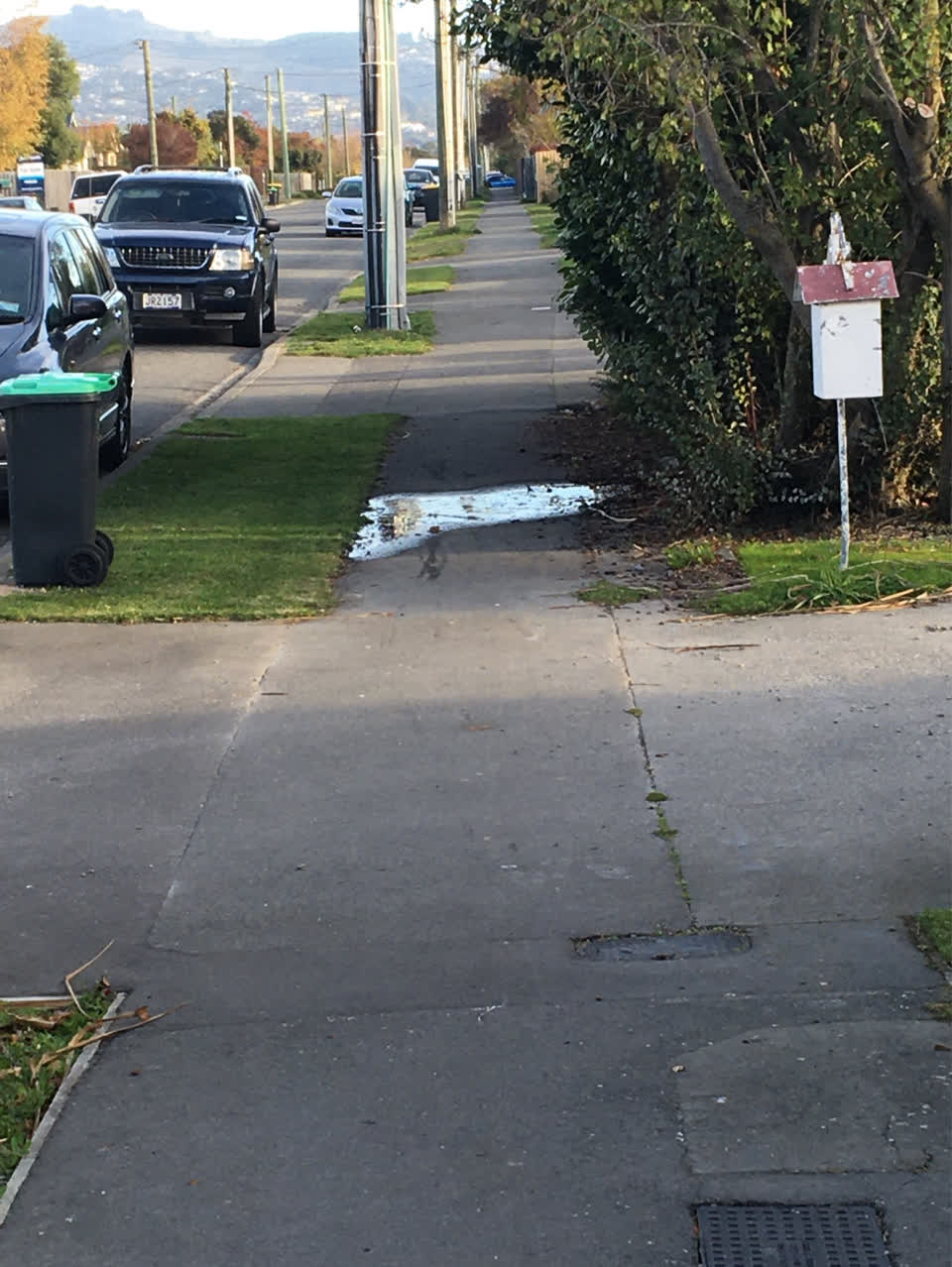 The photograph attached to this water supply report
