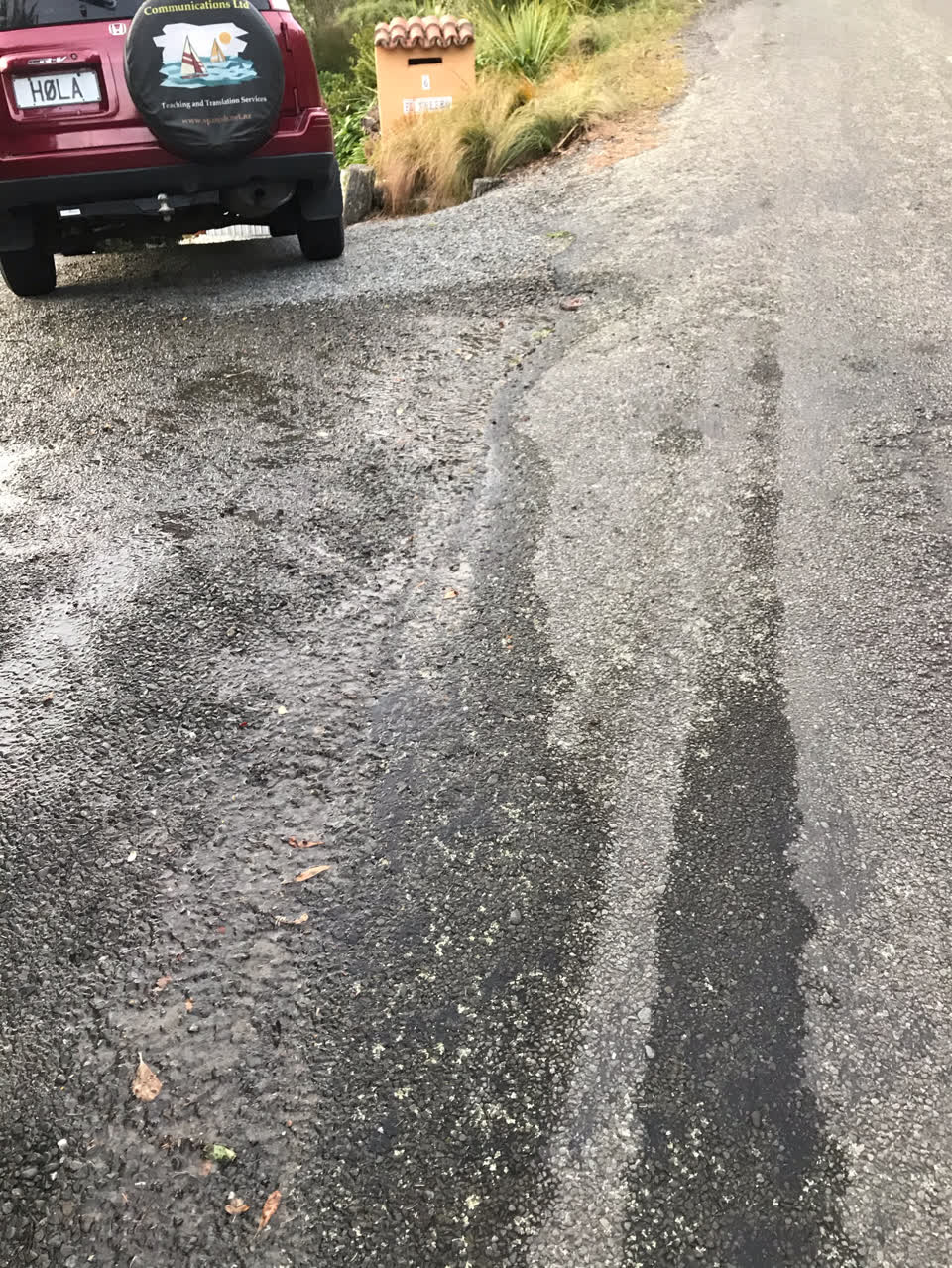 The photograph attached to this water supply report
