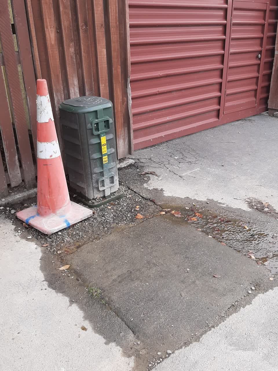 The photograph attached to this water supply report