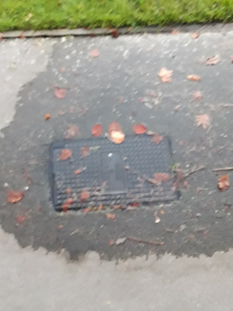 The photograph attached to this flooding report