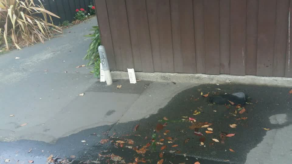 The photograph attached to this water supply report