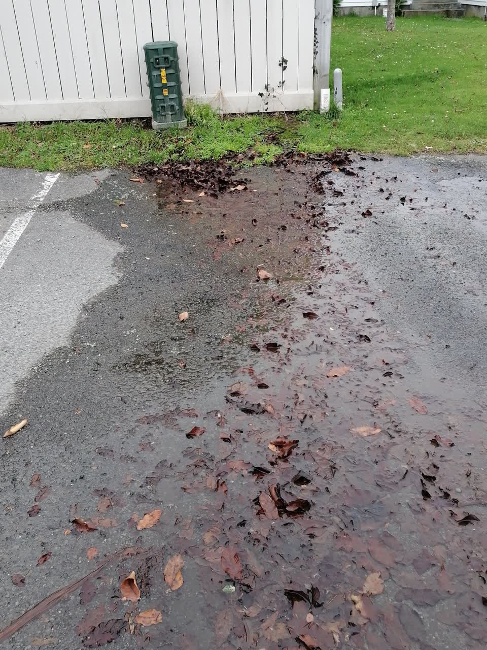 The photograph attached to this water supply report