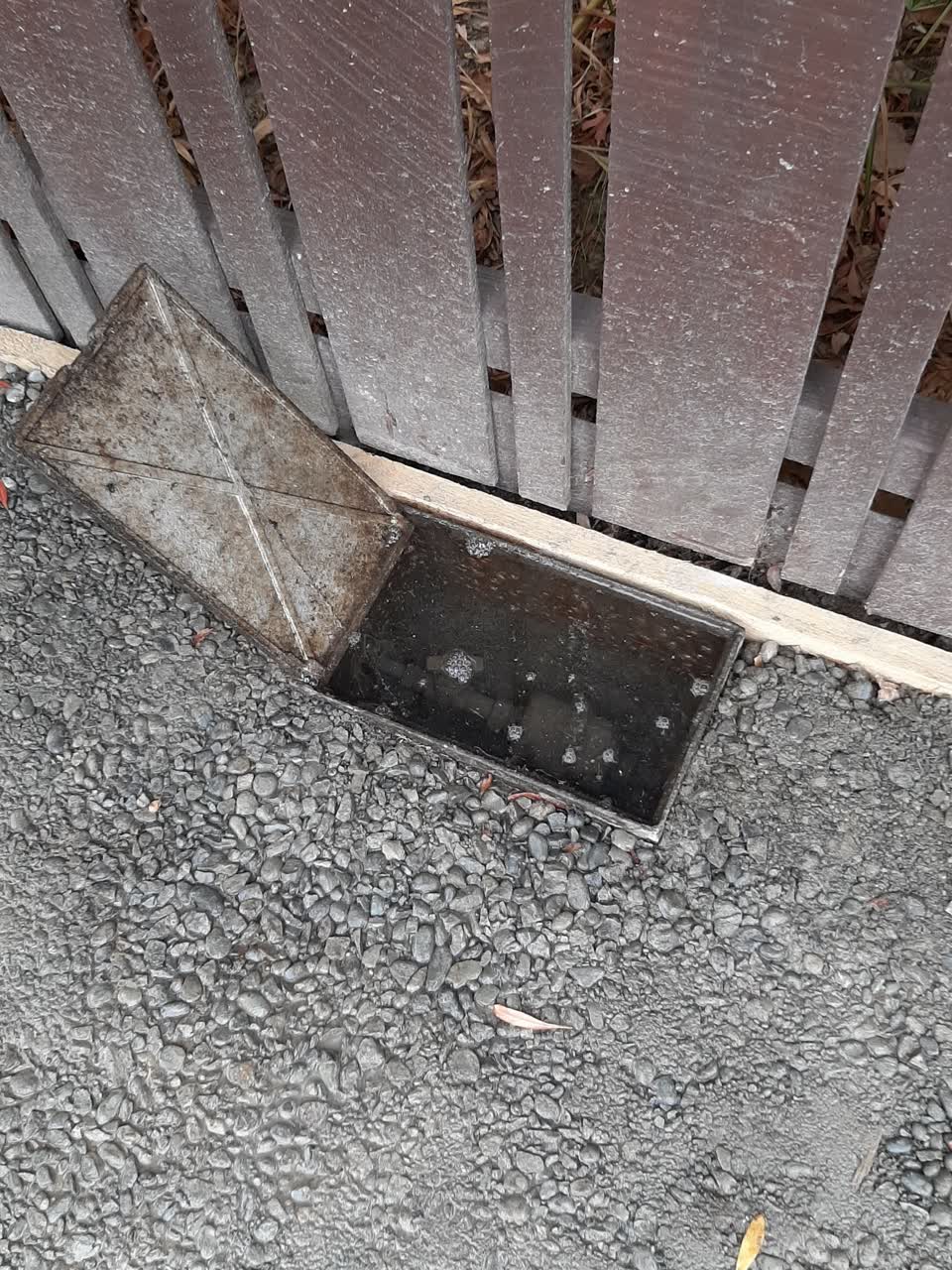 The photograph attached to this water supply report