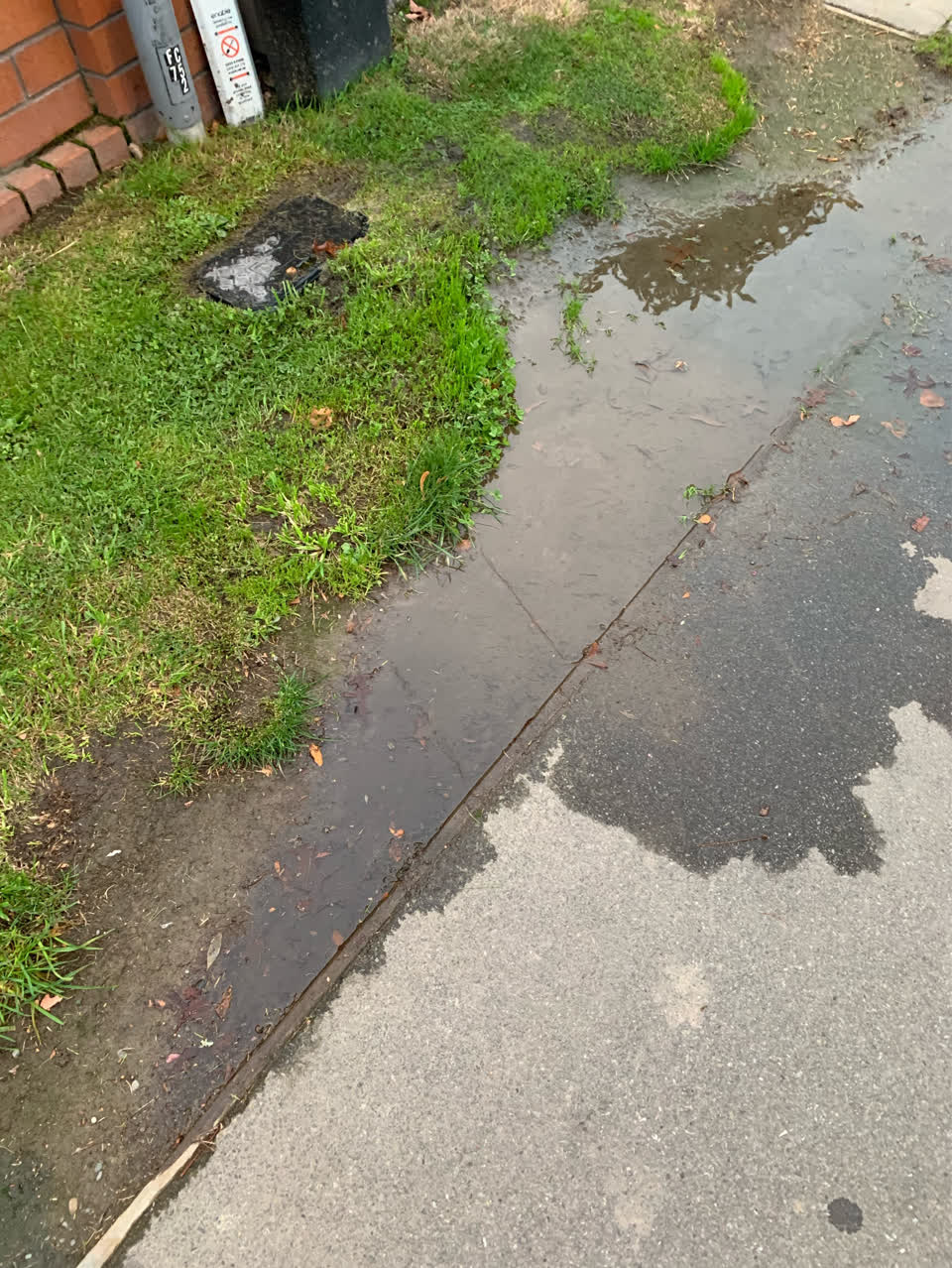 The photograph attached to this water supply report