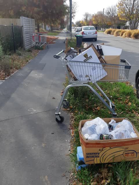 Rubbish/Recycling, a report photo