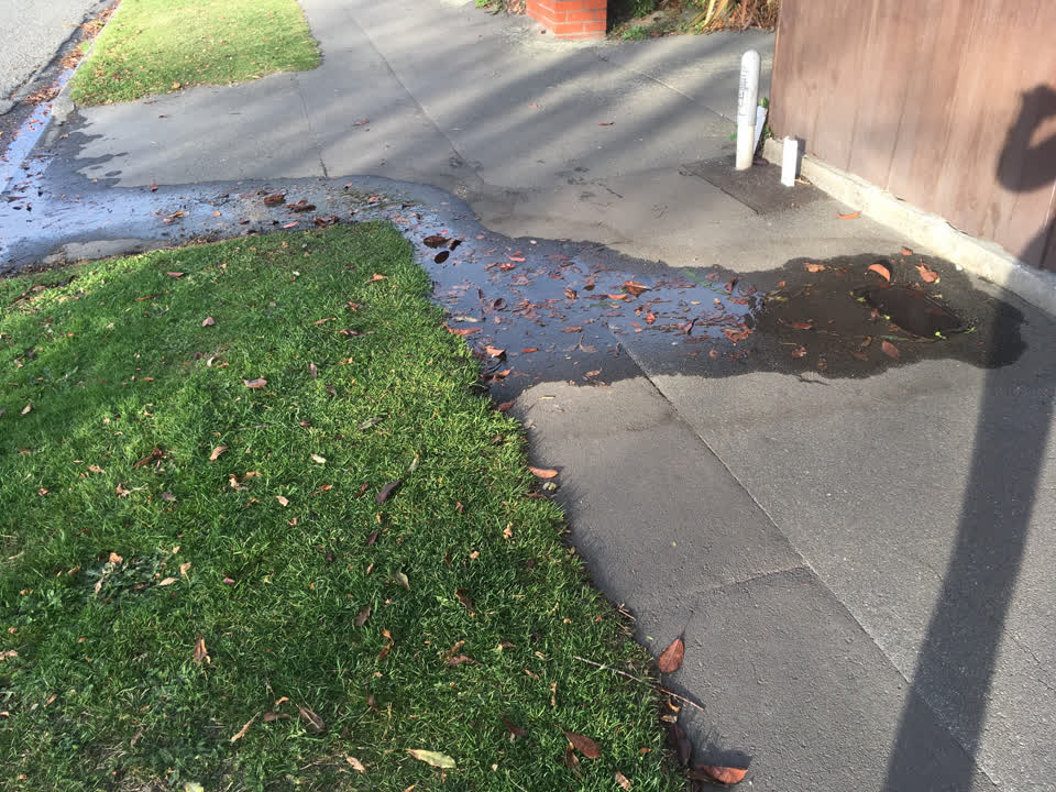 The photograph attached to this water supply report
