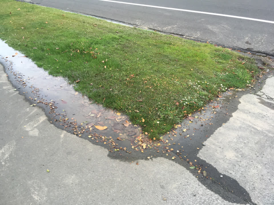 The photograph attached to this water supply report