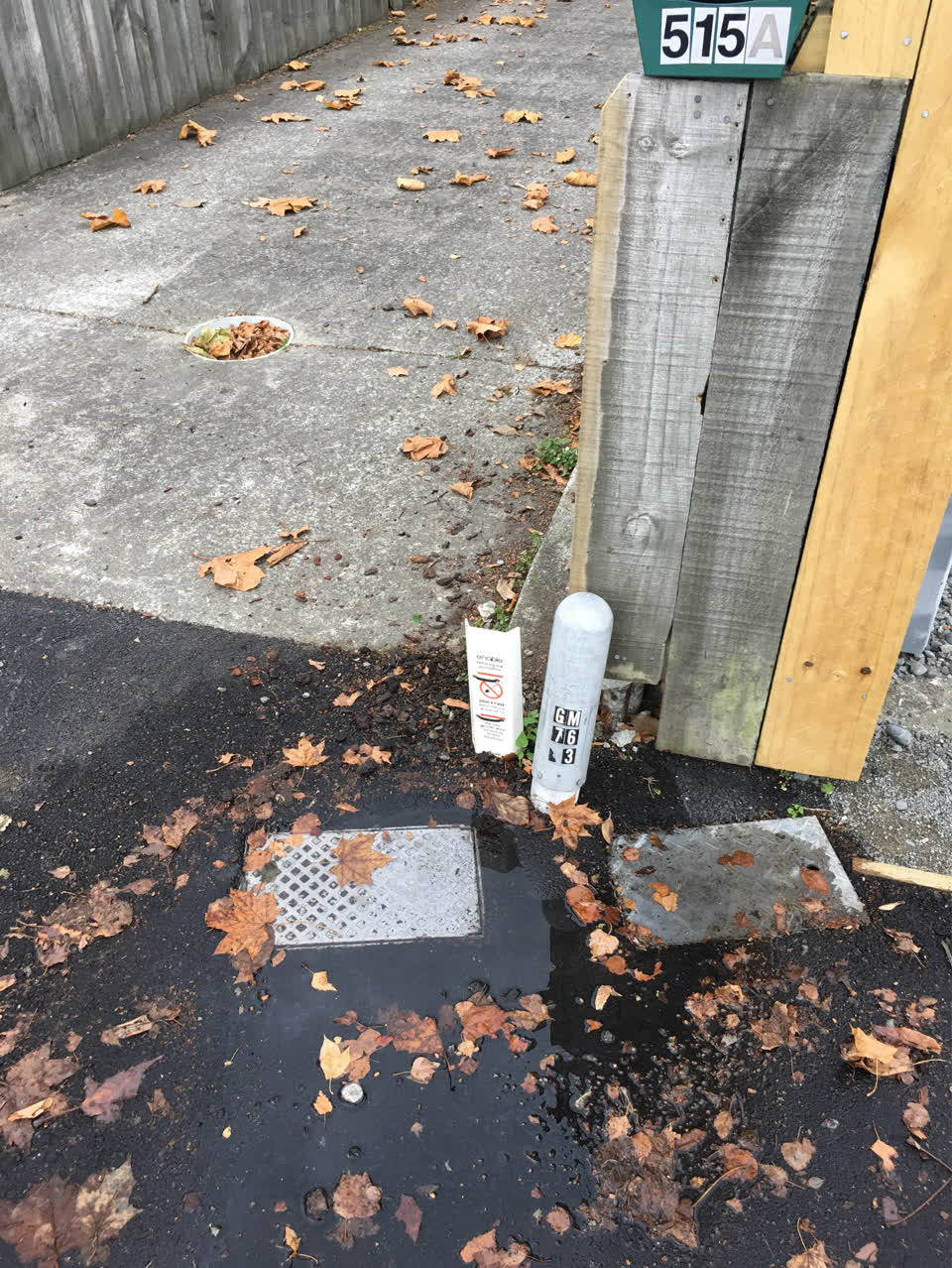 The photograph attached to this water supply report