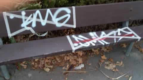 Graffiti, a report photo