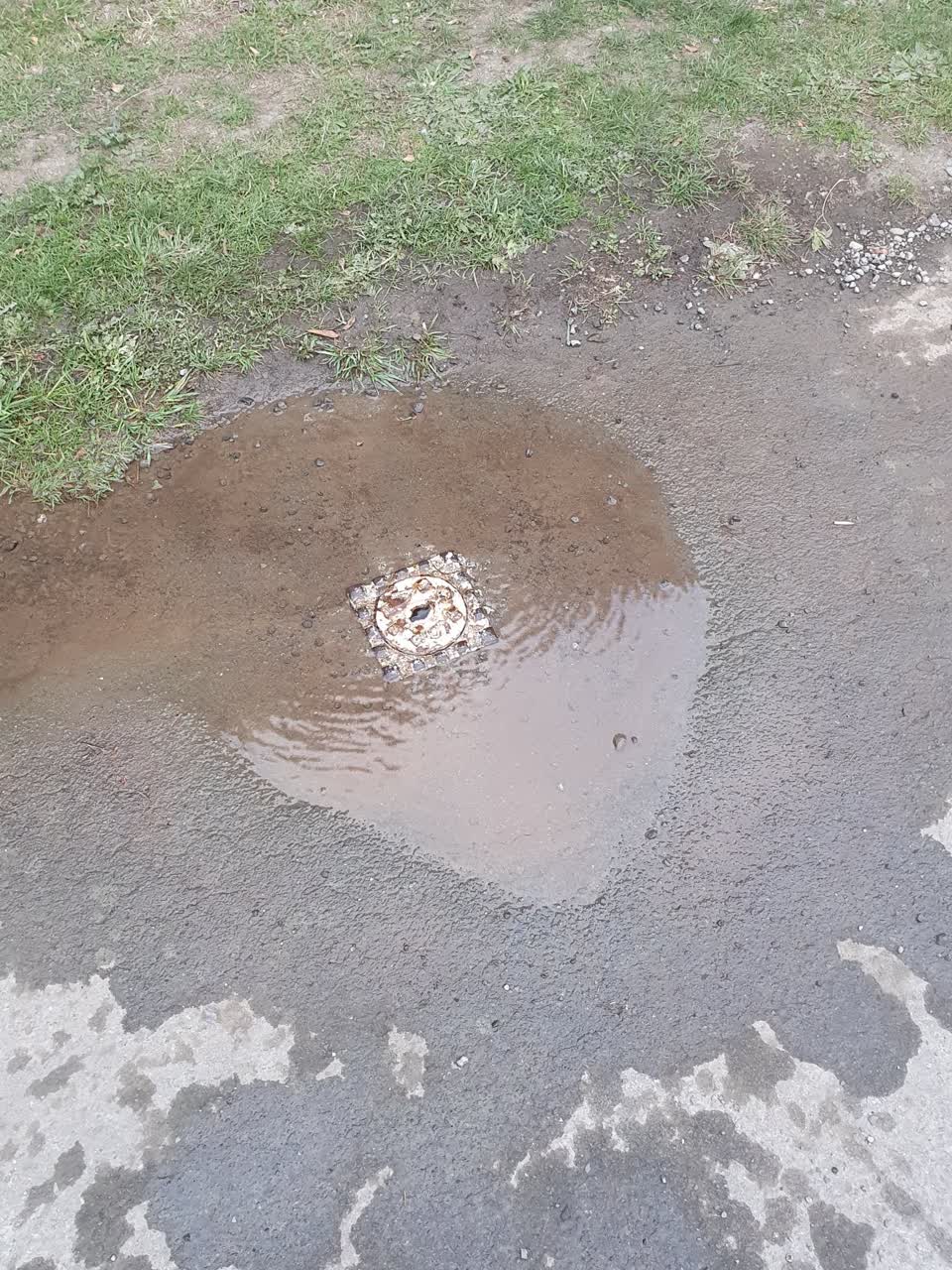 The photograph attached to this flooding report