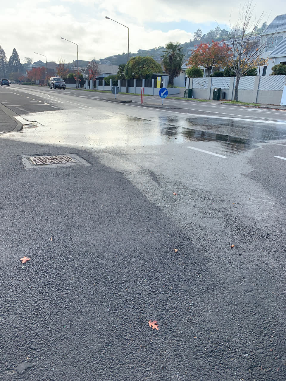 The photograph attached to this wastewater/stormwater report