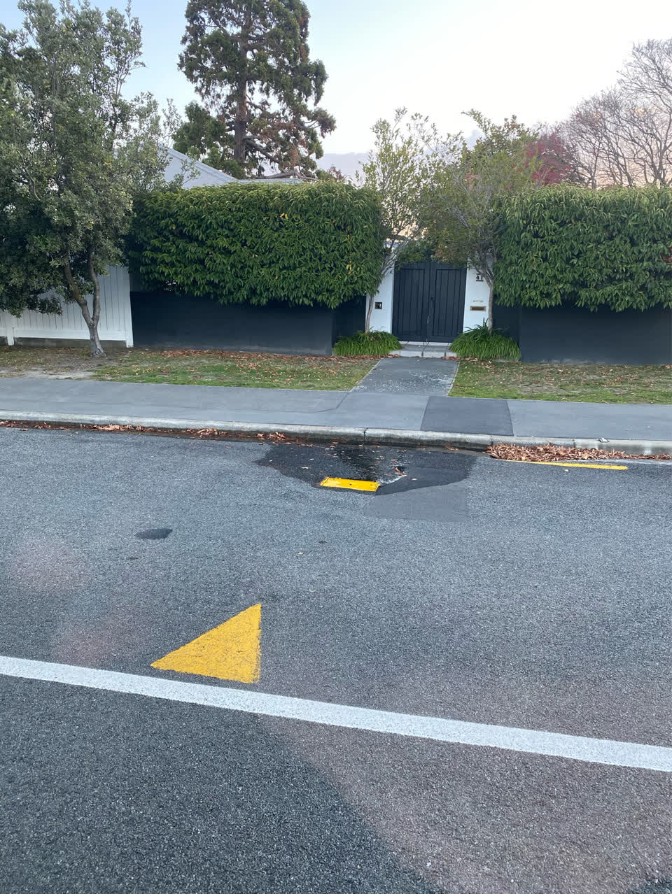 The photograph attached to this water supply report