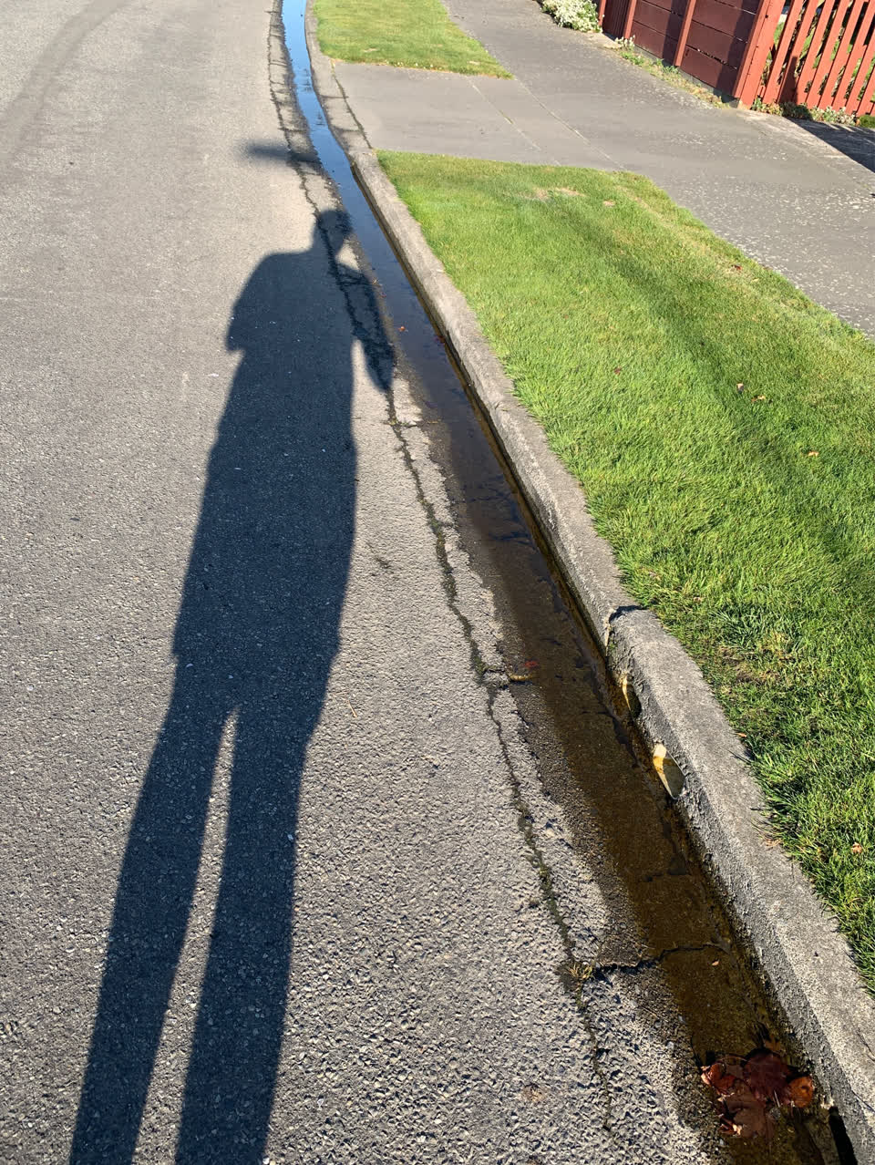 The photograph attached to this wastewater/stormwater report