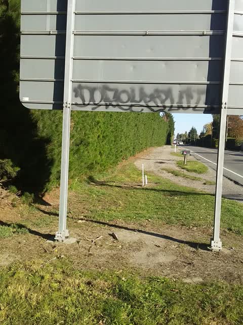 Graffiti, a report photo