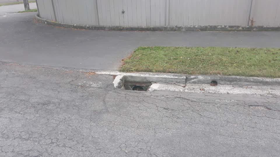 The photograph attached to this wastewater/stormwater report